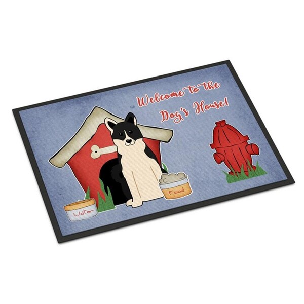 Carolines Treasures Dog House Collection Russo-European Laika Spitz Indoor or Outdoor Mat, 24 x 0.25 x 36 in. BB2783JMAT - main